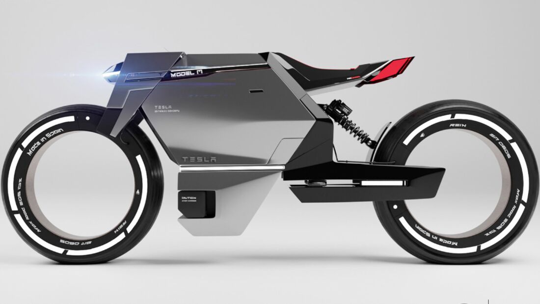 Como seria uma moto Tesla? Designer mostra exemplo surpreendente!